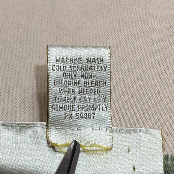 Y2K 90's Midi Overall Dress with Pockets Khaki - Picture 13 of 15